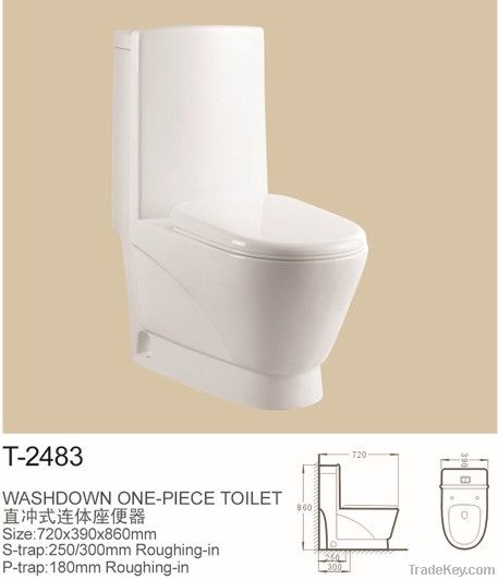 Ceramic One Piece Toilet