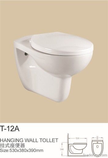 two piece toilet bowl