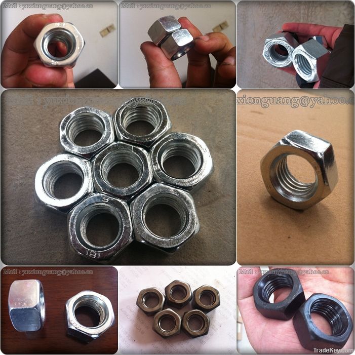 M.S HEX NUTS AND BOLTS ZINC M6 M8 M10 -M36 DIN934 DIN933 DIN558 DIN555