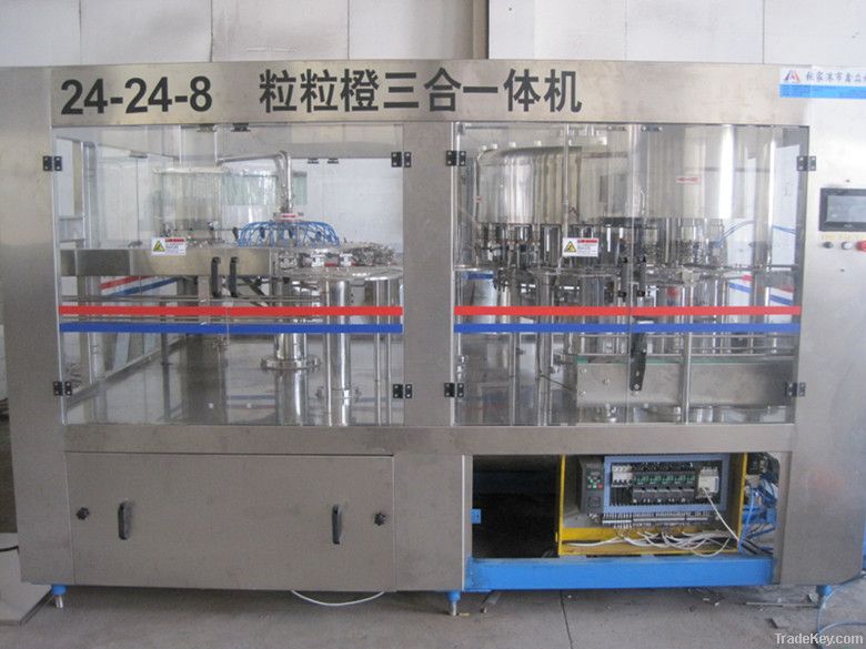 Pulp Juice 3-in-1 Filling Machine