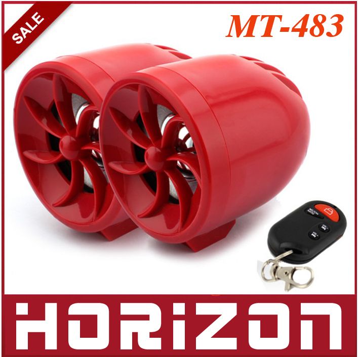 MT-483 12V  Waterproof Motorcycle Alarm MP3 Player FM USB SD Speaker All in One