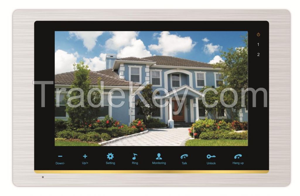 10 inch villa system indoor monitor