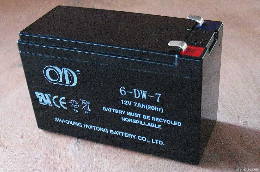 12V 7AH Sealed Lead Acid Battery (SLA) with F1 terminal