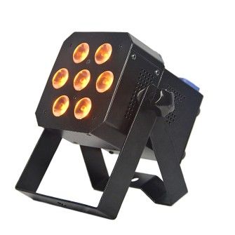 RGBW &amp; RGBA 4-in-1 8W 7pcs LED Flat Par Light, 7pcs 8W LED Par light,stage light, Stage lighting system,