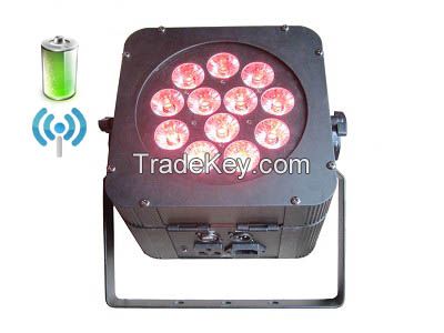 Wireless DMX 12pcs 8W 4in1 LED Par Light, Wireless DMX LED Stage light with Battery.(MP-WBQ812)