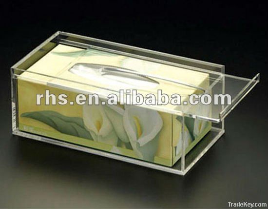 acrylic tissue box