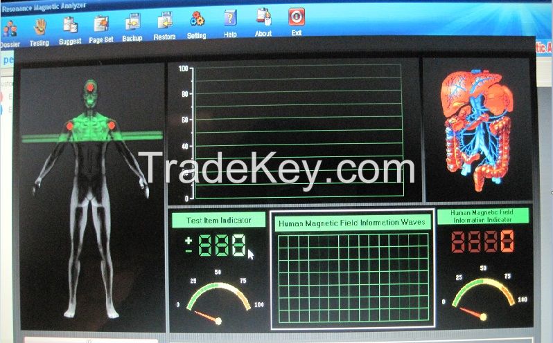 Newest 4th Generation 42 Reports Quantum Magnetic Resonance Analyzer DHL Free Ship
