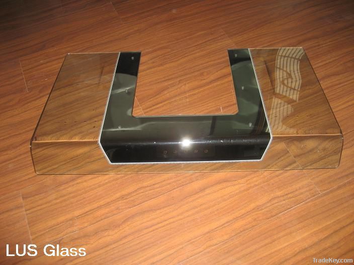 toughened glass for range hood/ glass in Zhejiang