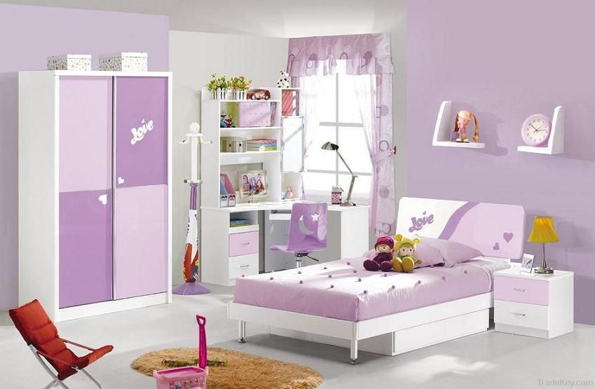 MDF Panels kids Bedroom Set