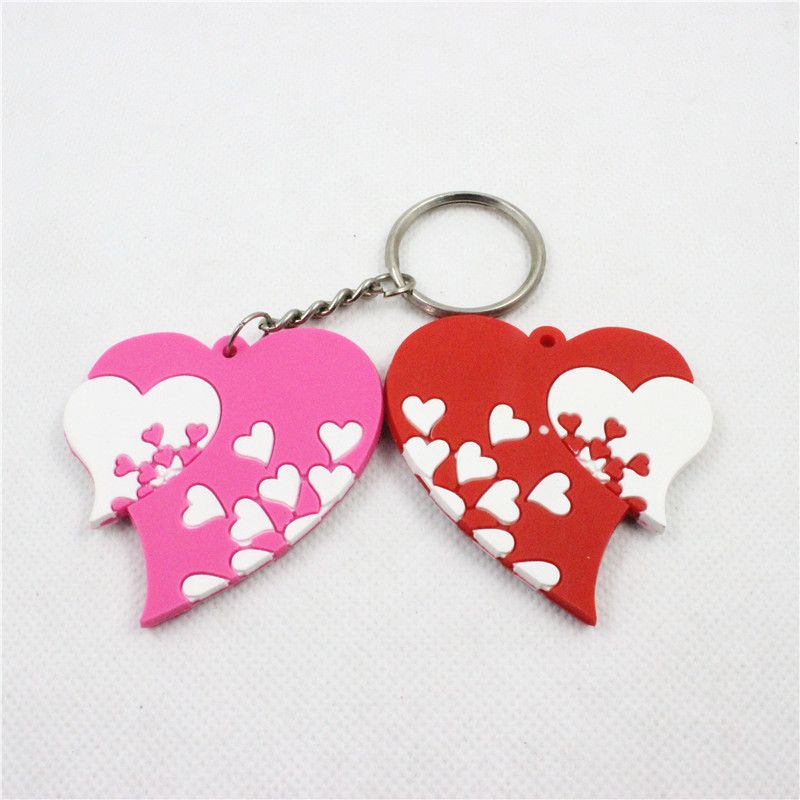 Custom Promotional Cheap Soft Rubber Keychain