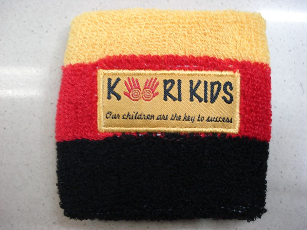 Custom Embroidery Sports Cotton Wristband/Sweatband