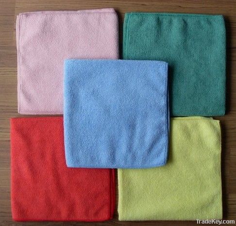 Microfiber cleaning cloth for LCD