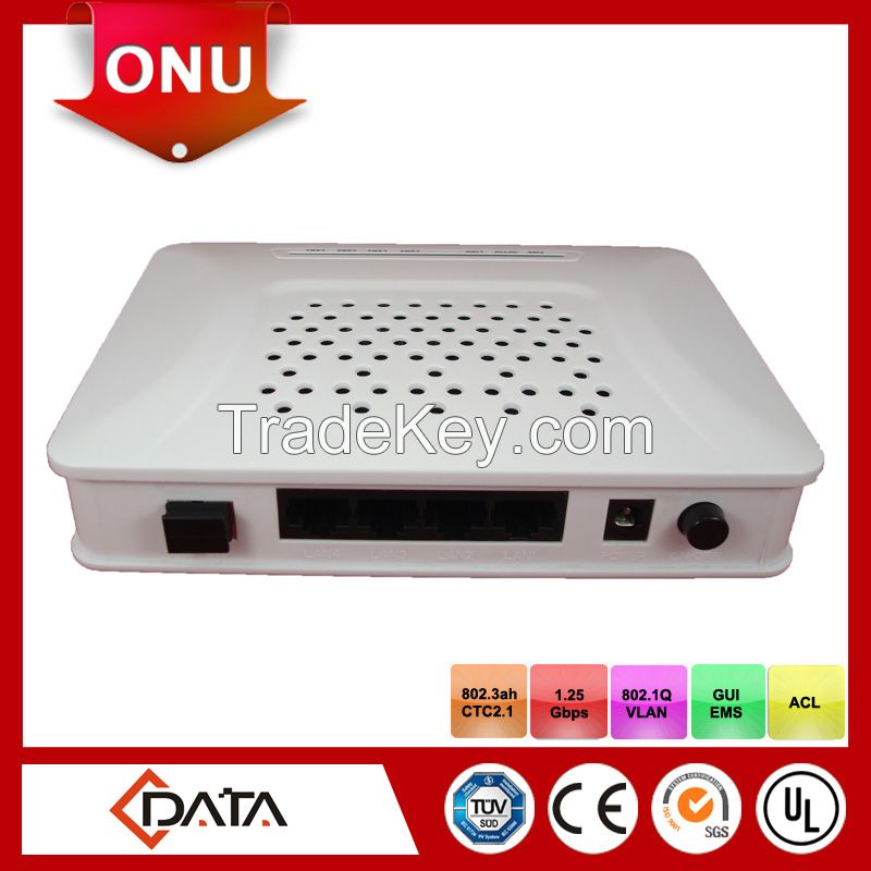 4fe epon/gepon fttb onu/ftth onu