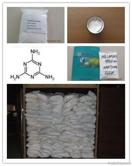 melamine supplier melamine powder for glue 99.8%min