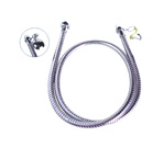 Brass Chromed plated single lock shower hose