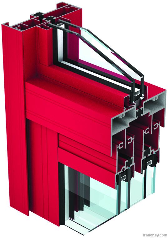 Thermal Break Energy Saving Aluminium Door Profile