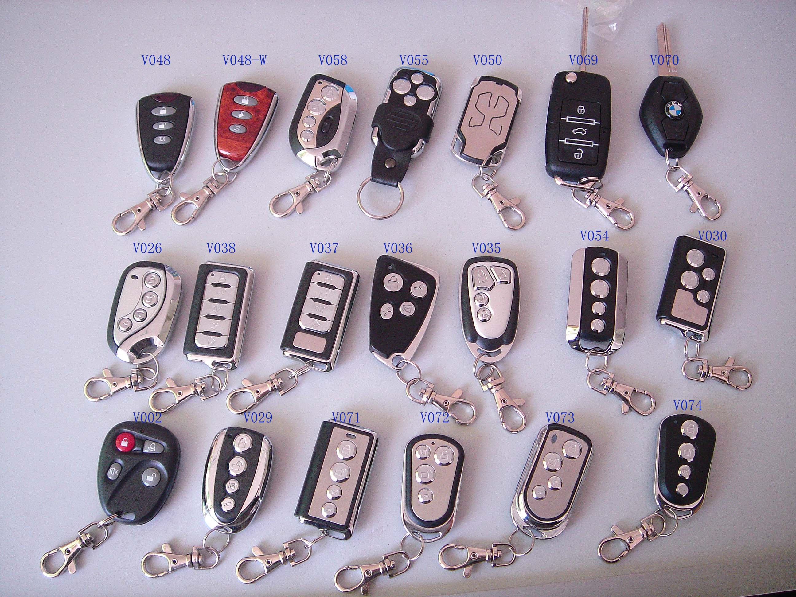 Keyless Remotes (Metal Frame)