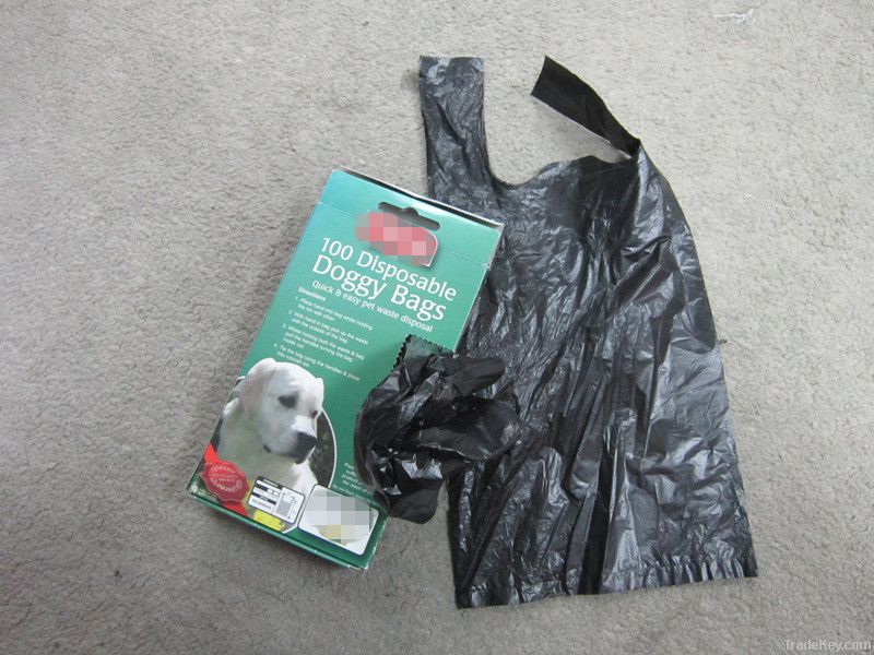 biodegradable dog poop bag in carton