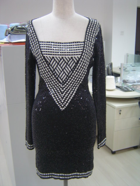 Shining Knitwear Dress