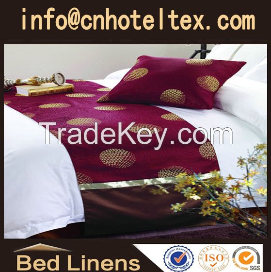 hotel bed skirt  bed scarf  bed runner