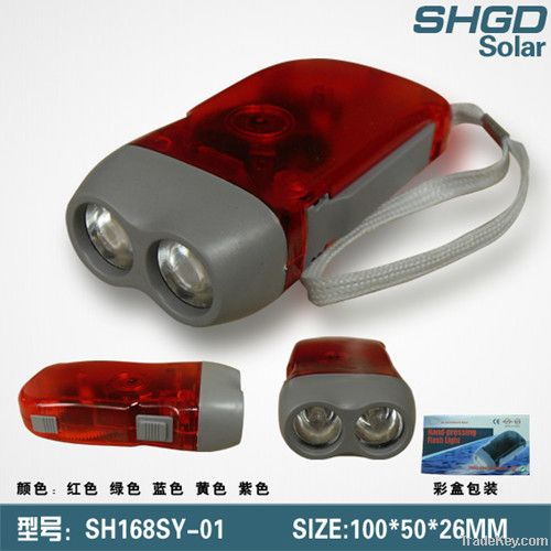 Hot solar led flashlight for wholesale