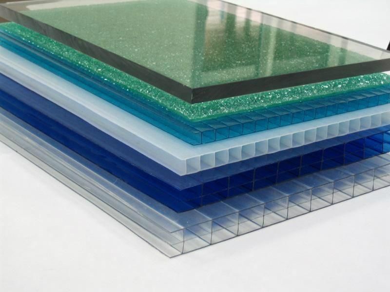 Polycarbonate sheet with UV Coating PC hollow sheet pc solid sheet