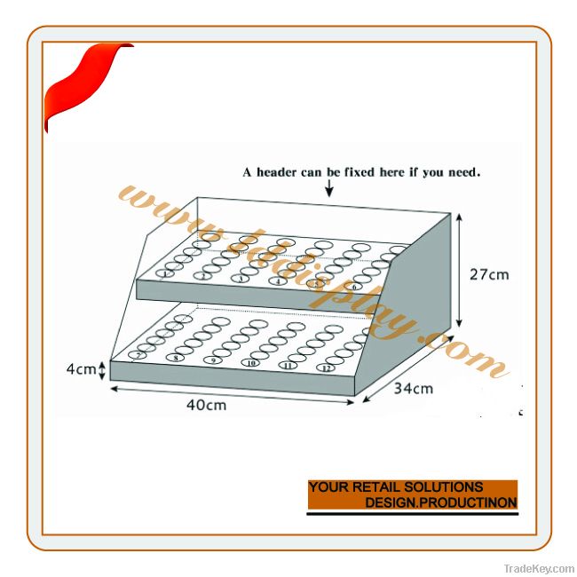 Leader good quality cardboard counter display