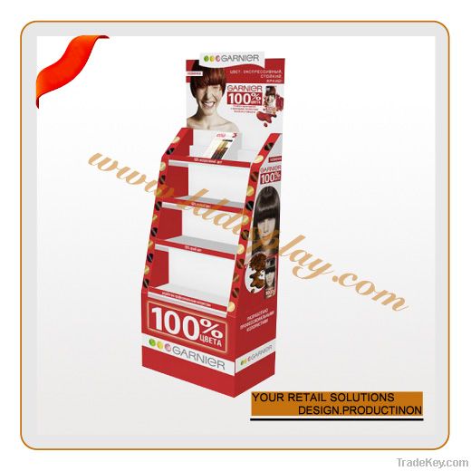 Leader good quality cardboard display stand
