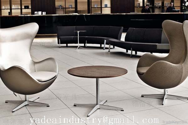 Aniline Leather Egg Chair