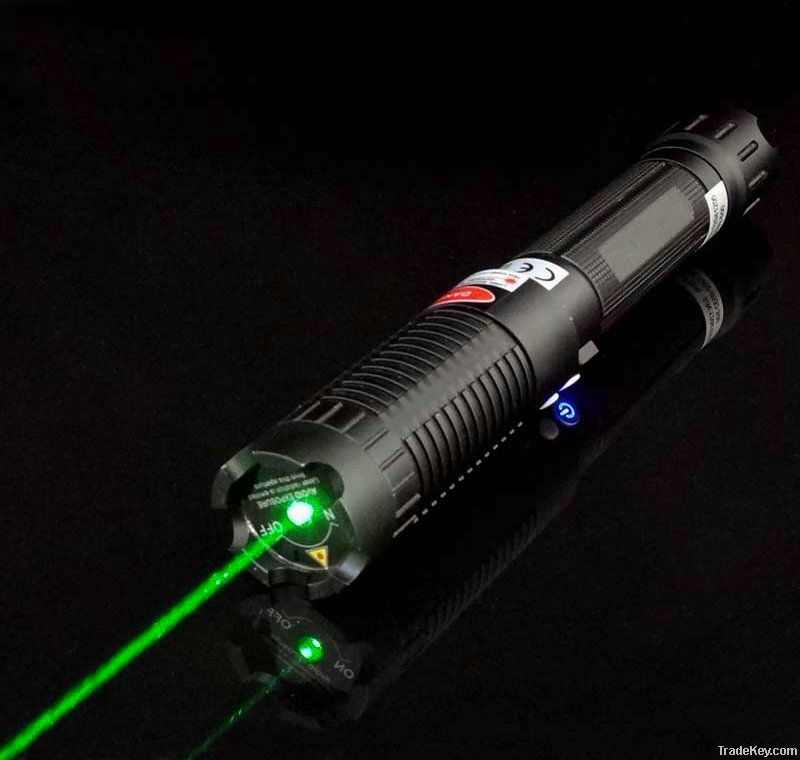 532nm from 200 to 800 mW  focusable portable green laser pointer