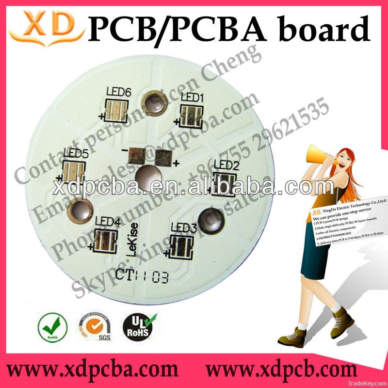 Aluminum pcb for led