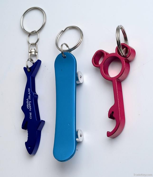 Metal Bottle Opener Keychain