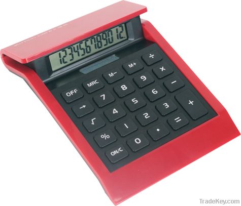 red colourful big size desktop calculator