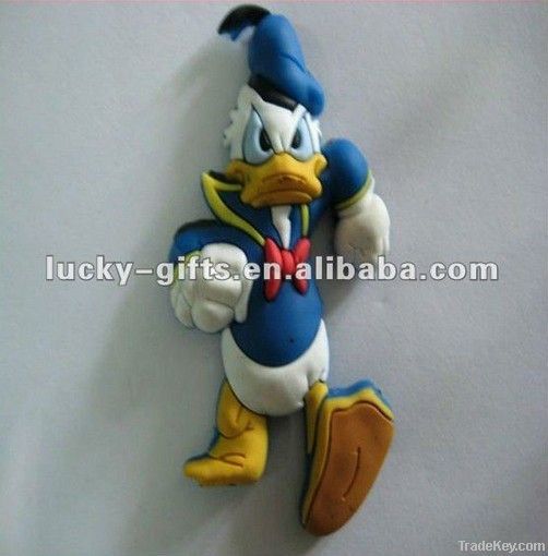 Hot Donald Duck Rubber Fridge Magnets For Promotion