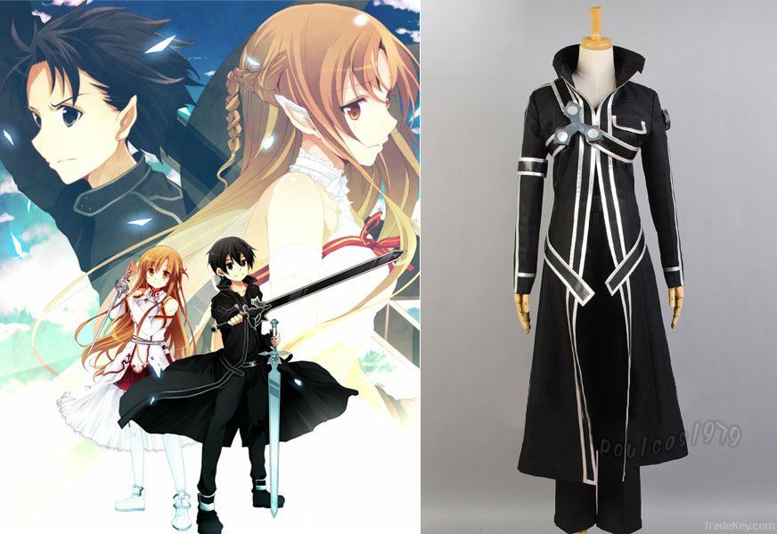 Sword Art Online Kazuto Kirigaya Cosplay Costume