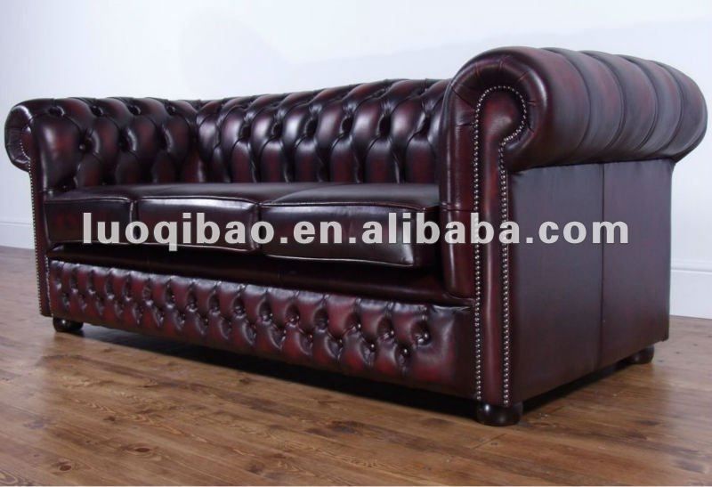 European Style Leather Sofa Set