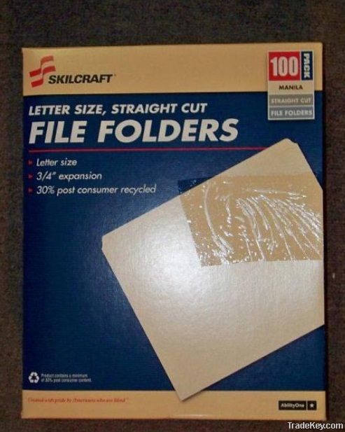 Manila File Folders - 100 Pack