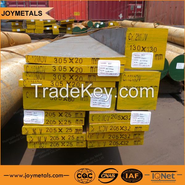 Din 1.2601,Cr12MoV steel flat bar