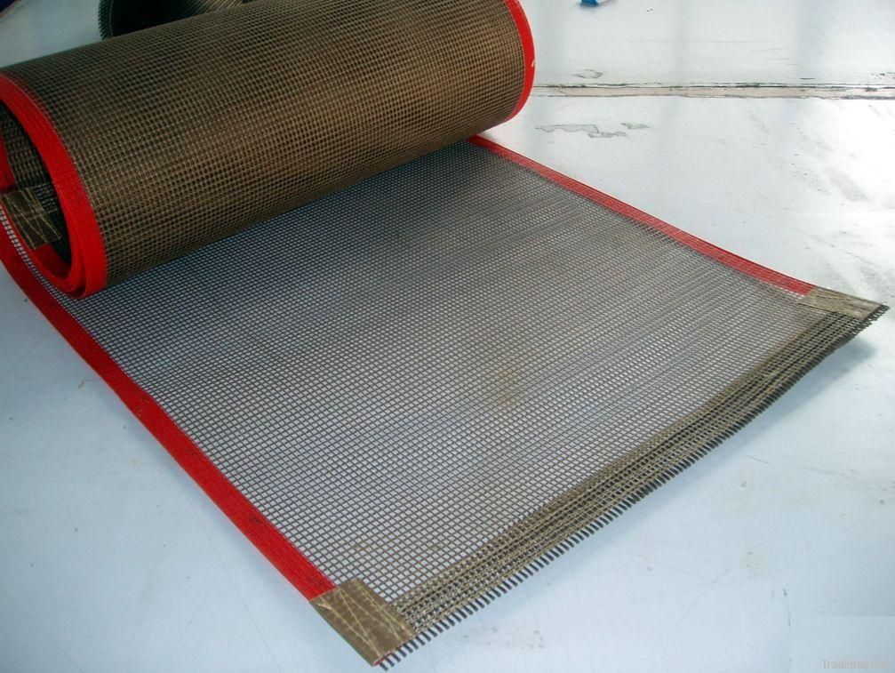 PTFE coated fiberglass mesh conveyor belt