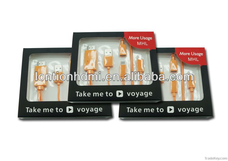 2013 new TV Out Cable for Samsung Galaxy S3 & Note 2