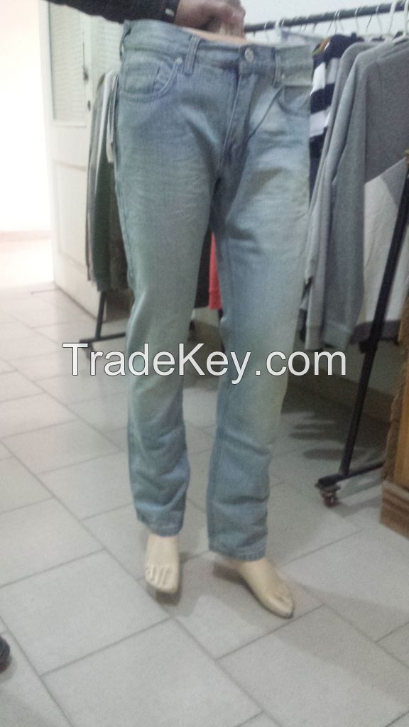 MEN JEANS 100 COTTON WASHED EUROPEAN STYLES