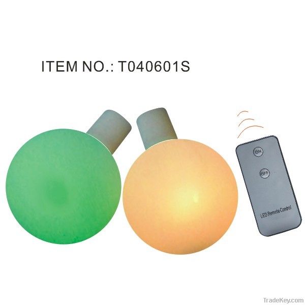 2013 new product led RGB remote control ball for christmas tree