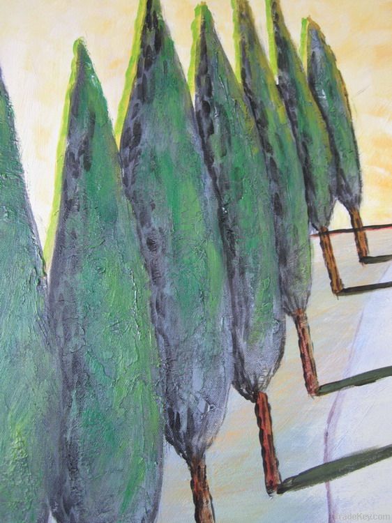 Handpainted Acrylic Painting Trees