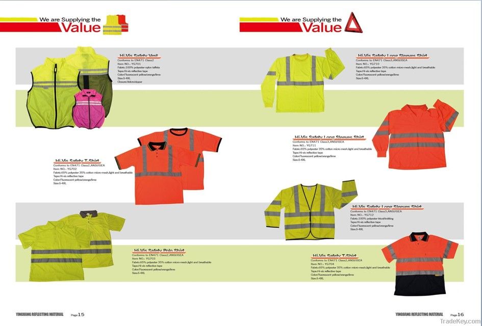 EN471 Class2, ANSI/ISEA Standard Hi-vis Reflective Jacket