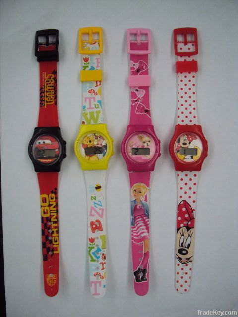 kids cartoon digital watches