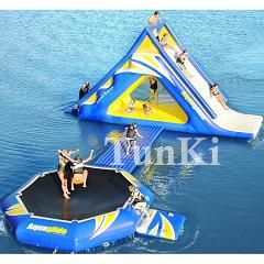 water park inflatable aqua slide pool