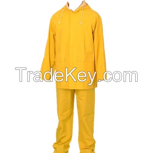 Fulbag 0.28mmm Yellow PVC/Polyester/PVC Rain suit  FB18030