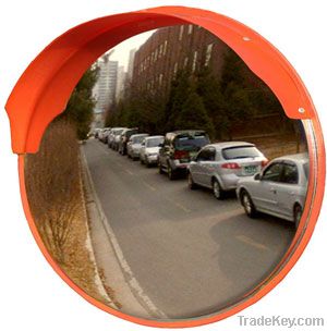 Convex traffic mirror