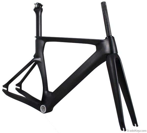 Light weight carbon track bike frame, track bike carbon frame