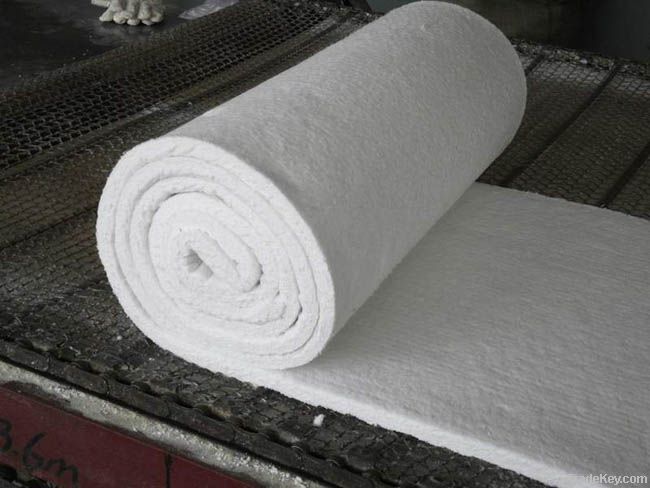 Standard size 1260C 128kg/m3 ceramic fiber blanket for furnace /kiln/b